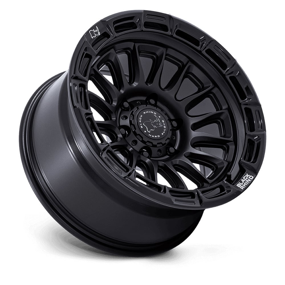 BR025 RIVAL 17X8.5 6X135 ET10 CB87.1 MATTE BLACK/GLOSS BLACK LIP - Image 2