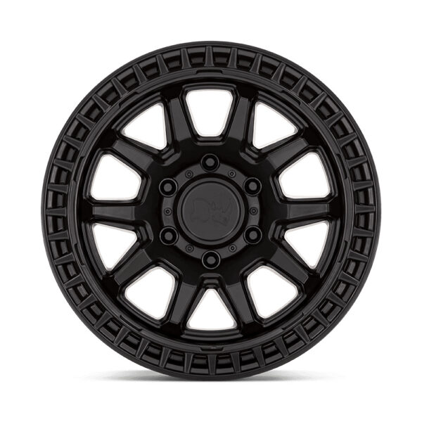 BR001(CALICO) 17X8.5 6X139.7 ET00 CB106.1 MATTE BLACK - Image 2