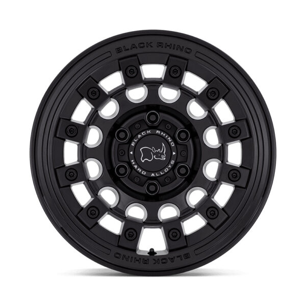 BR004(FUJI) 17X8 6X139.7 ET38 CB106.1 MATTE BLACK - Image 2