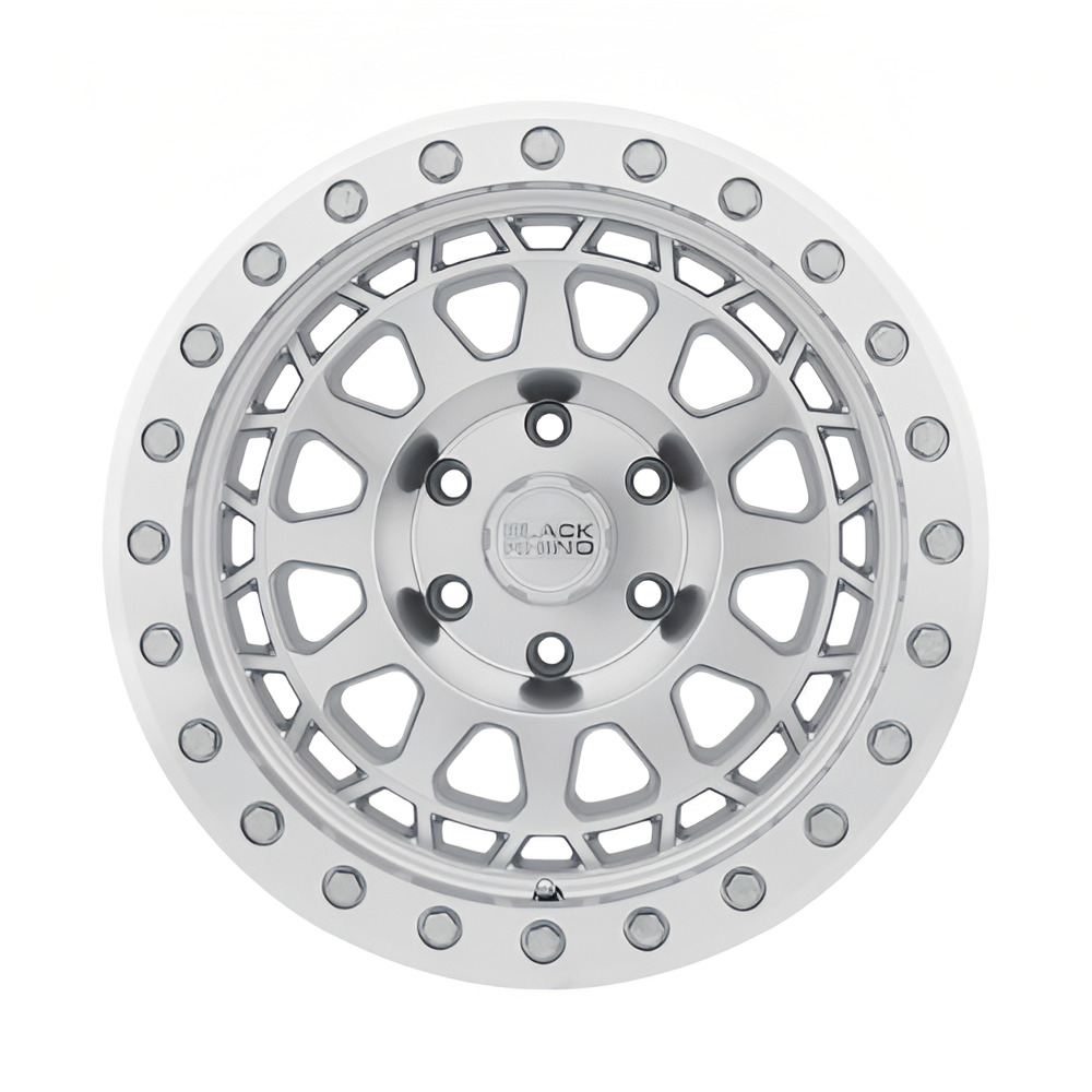 1785PRM(PRIMM beadlock) 17X8.5 6X135 ET00 CB87.1 SILVER W/ MIRROR FACE - Image 2