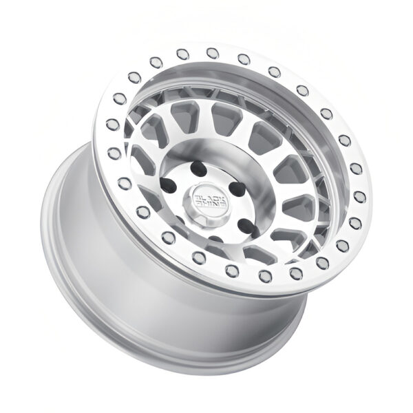 1785PRM (PRIMM beadlock) 17X8.5 6X139.7 ET-30 CB112.1 SILVER W/ MACHINED FACED - Image 6