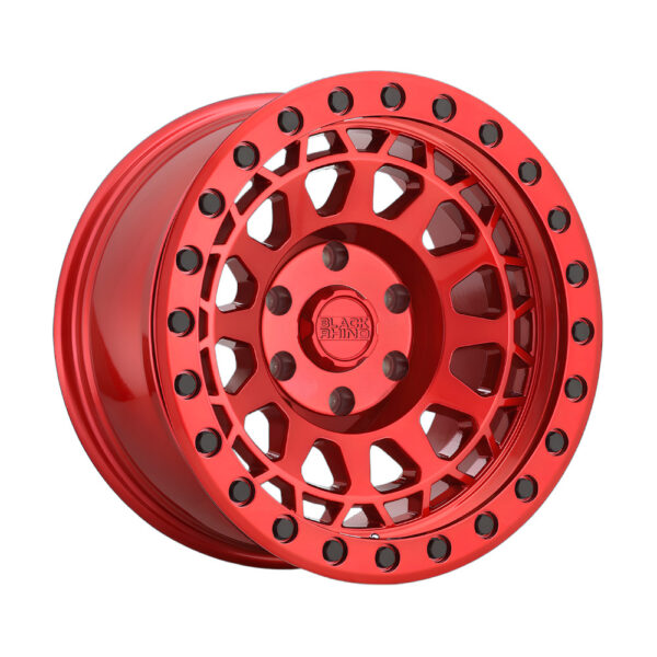 1790PRM (PRIMM) 17X9 6X139.7 ET00 CB112.1 CANDY RED W/ BLACK BOLTS