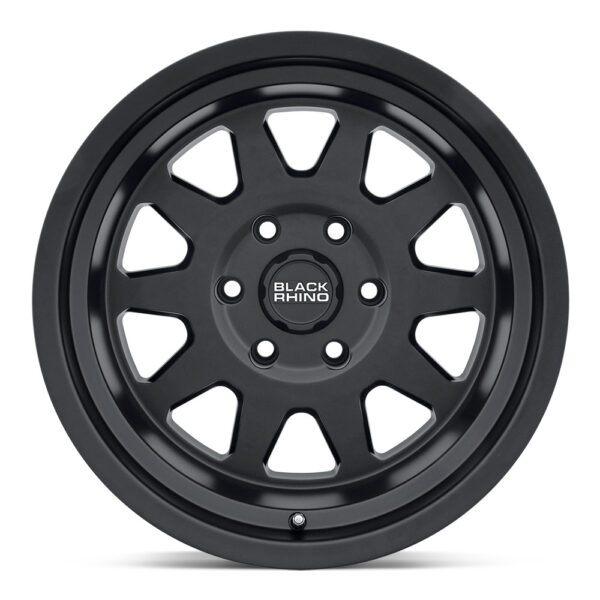 1680SDM (STADIUM) 16X8 5X139.7 ET-10 78 MATTE BLACK - Image 2