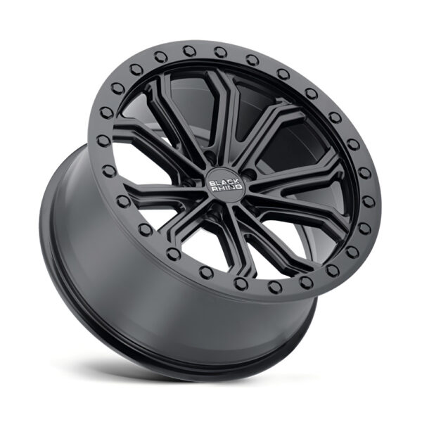 2210TBC(TRABUCO) 22X10 5X130 ET35 CB84.1 MATTE BLACK W/ BLACK BOLTS - Image 3