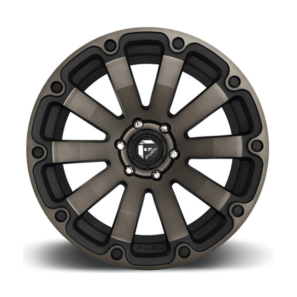D636 DIESEL 20X9 5X150 ET20 CB110.2 MATTE BLACK / MACHINED DDT - Image 2