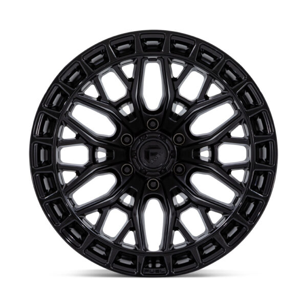 FC869 SIGMA 20X9 6X139.7 ET01 CB106.1 MATTE BLACK W/GLOSS BLACK LIP - Image 2