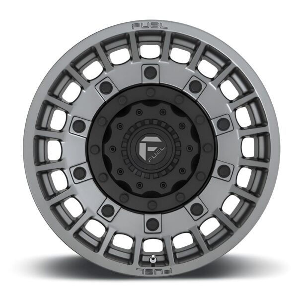 D726 MILITIA 17X9 5X114.3/5X127 ET-12 CB78.1 MATTE ANTHRACITE / BLACK RING - Image 5