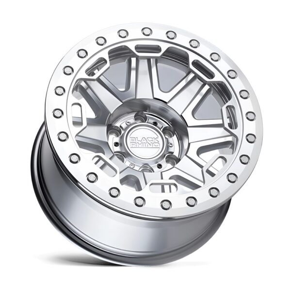 1785RFT (RIFT beadlock) 17X8.5 6X139.7 ET-30 CB112.1 SILVER W/ MIRROR FACE - Image 3