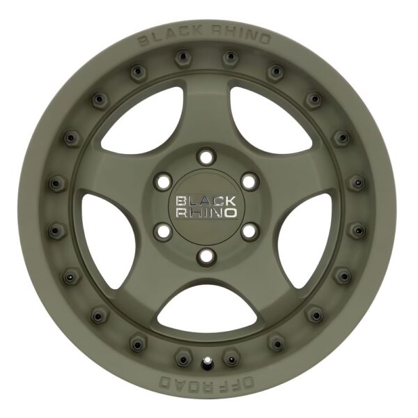 1785BTM (BANTAM) 17X8.5 6X139.7 ET-10  CB112 OLIVE DRAB GREEN - Image 3