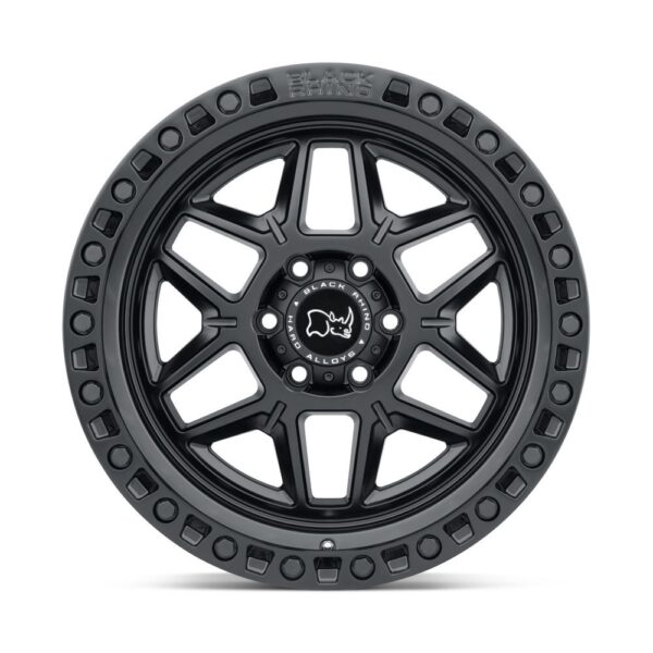 2090KLS (KELSO) 20X9 6X139.7 ET12 CB112.1 MATTE BLACK W/ BLACK BOLTS - Image 2