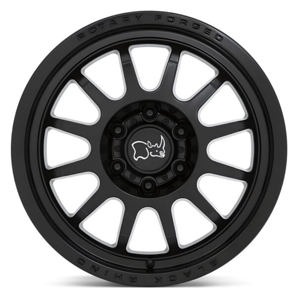 1790RPD (RAPID) 17X9 6X135 ET12 CB87.1 MATTE BLACK - Image 3