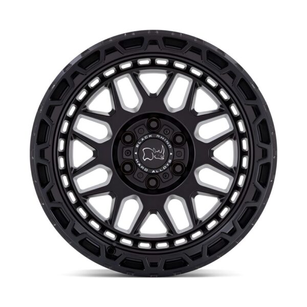 2095HLB(HOLCOMB) 20X9.5 6X139.7 ET-18 CB112.1 MATTE BLACK - Image 3