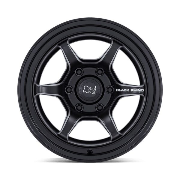BR011(SHOGUN) 17X9 6X139.7 ET-38 CB106.1 MATTE BLACK - Image 3