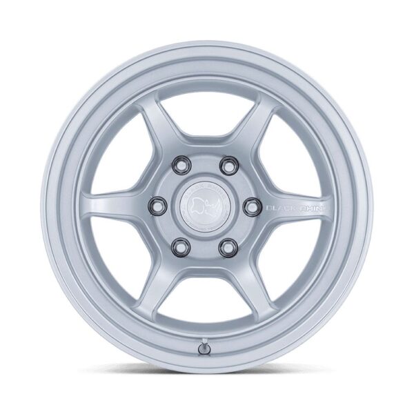 BR011(SHOGUN) 17X8.5 5X127 ET-10 CB71.5 HYPER SILVER - Image 3
