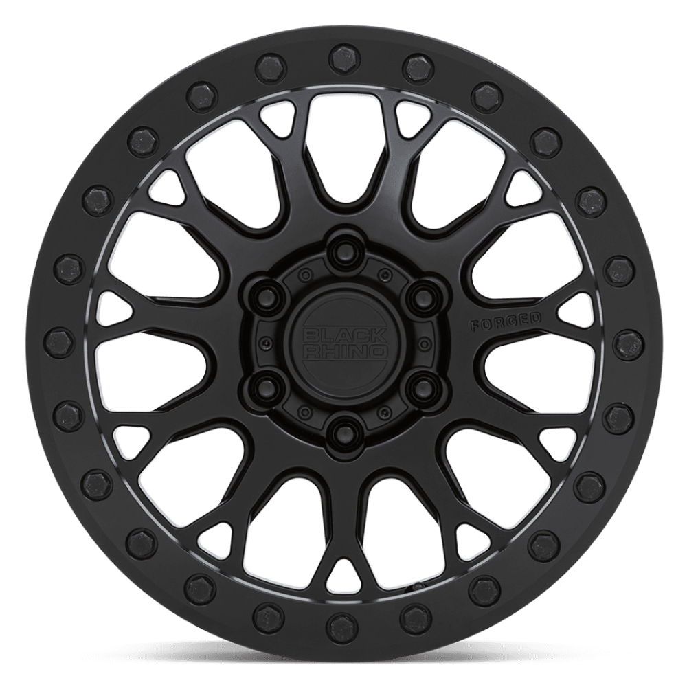1785BJA(BAJA) beadlock) 17X8.5 6X139.7 ET00 CB112.1 MATTE BLACK W/ MACHINED FACE - Image 2