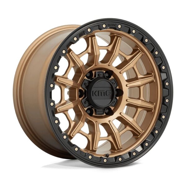 KM547 CARNAGE 17X9 6X139.7 ET00 CB106.1 MATTE BRONZE W/BLK LIP