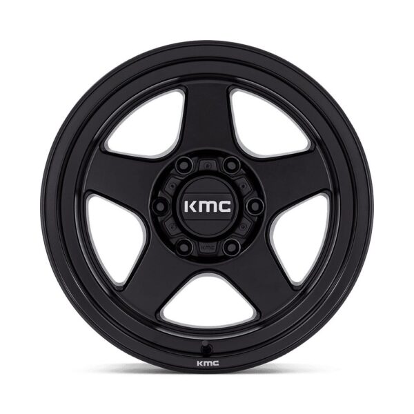 KM728 LOBO 17X8.5 6X139.7 ET-10 CB106.1 MATTE BLACK - Image 3