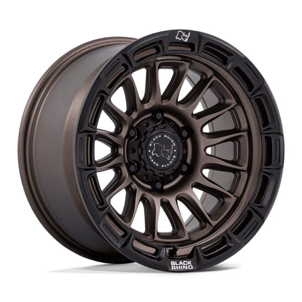 BR025 RIVAL 17X8.5 6X135 ET10 CB87.1 BURNT BRONZE W/ MATTE BLACK LIP