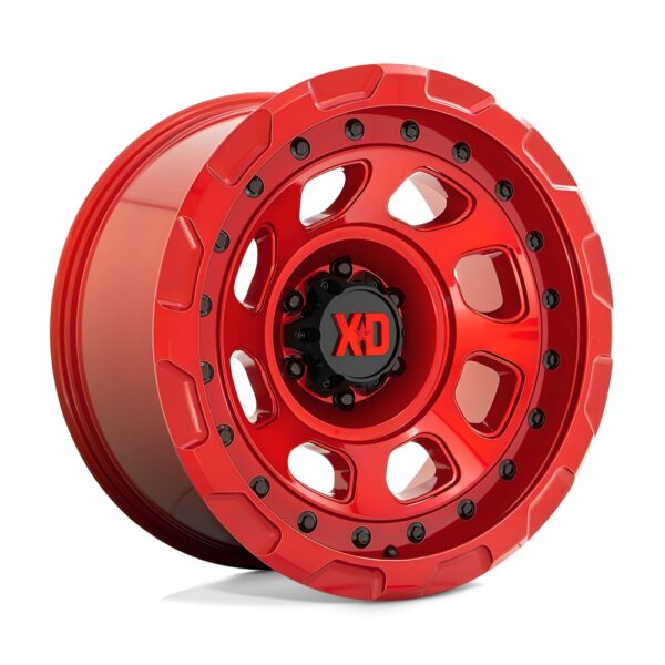 XD861 STORM 17X9 5X127 ET-12 CB71.5 CANDY RED
