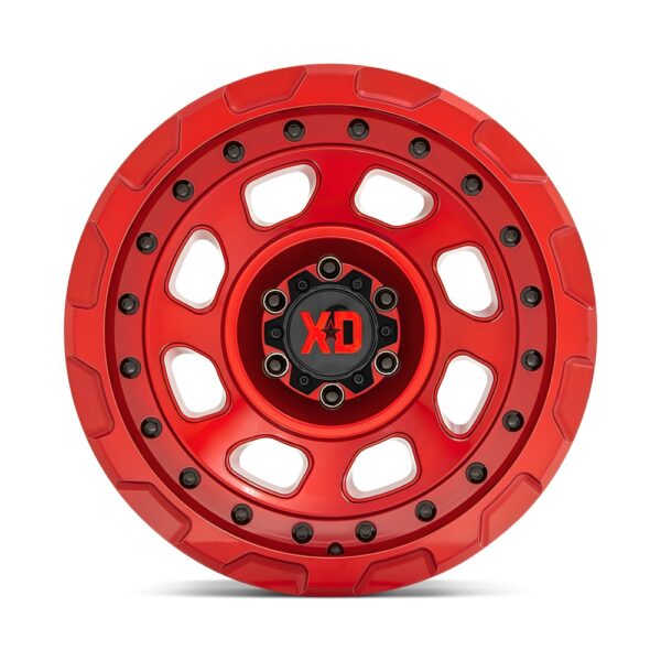XD861 STORM 17X9 5X127 ET-12 CB71.5 CANDY RED - Image 2