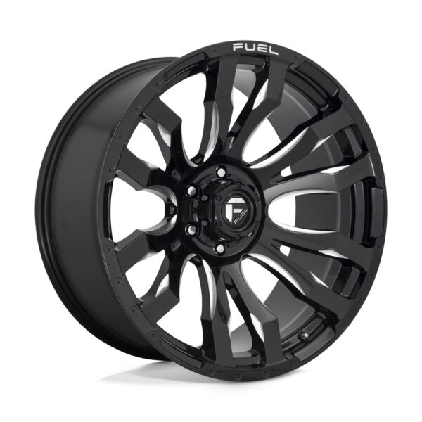 D673 BLITZ 17X9 6X135 ET01 CB87.1 GLOSS BLACK MILLED