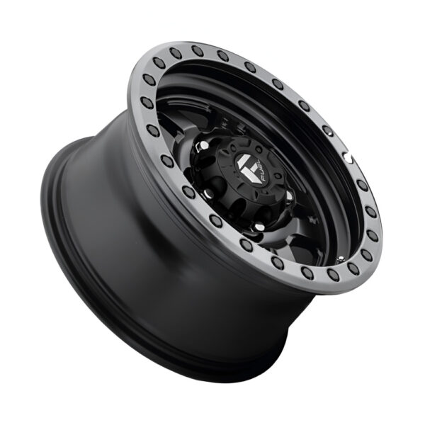 D557 ANZA 15X8 5X114.3 ET-18 CB72.6 MATTE BLACK / ANTHRACITE RING - Image 3