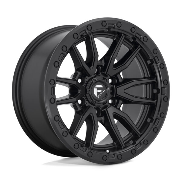 D679 REBEL 22X10 6X139.7 ET-13 CB106.1 MATTE BLACK