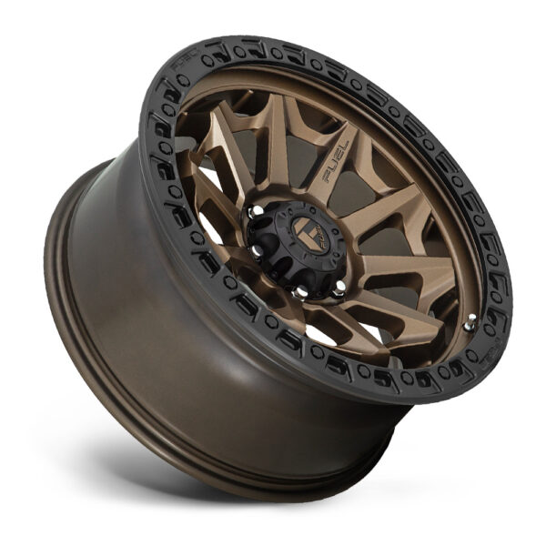 D696 COVERT 18X9 6X139.7 ET-12 CB106.1 MATTE BRONZE/ BLACK LIP - Image 3