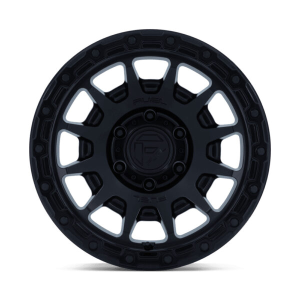 FC884 FORTRESS 17X9 6X139.7 ET-12 CB106.1 MATTE BLACK/GLOSS BLACK - Image 5