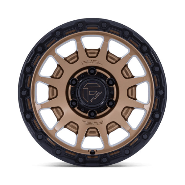 FC884 FORTRESS 17X8.5 6X139.7 ET00 CB106.1 MATTE BRONZE/GLOSS BLACK LIP - Image 5