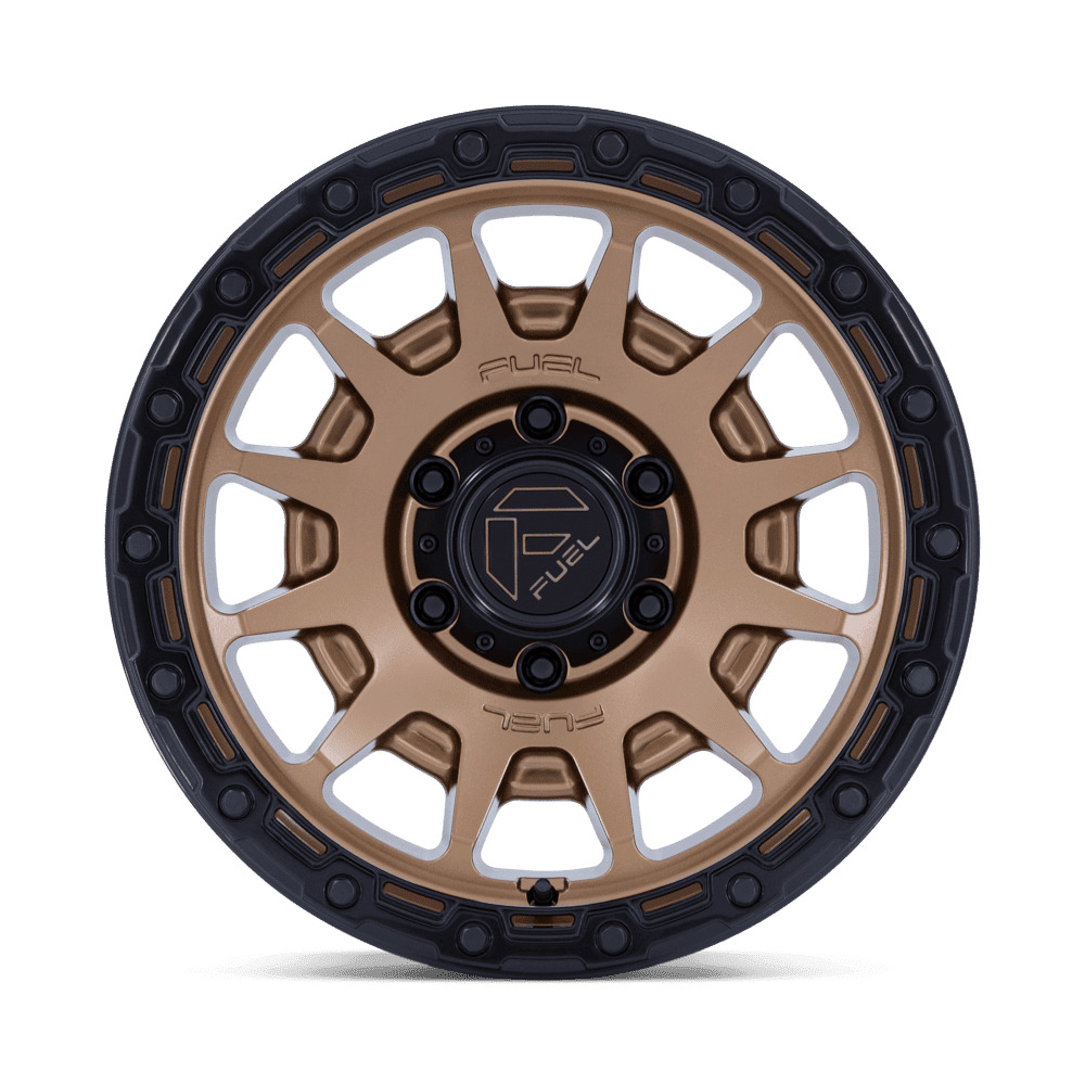 FC884 FORTRESS 17X8.5 6X139.7 ET00 CB106.1 MATTE BRONZE/GLOSS BLACK LIP - Image 2