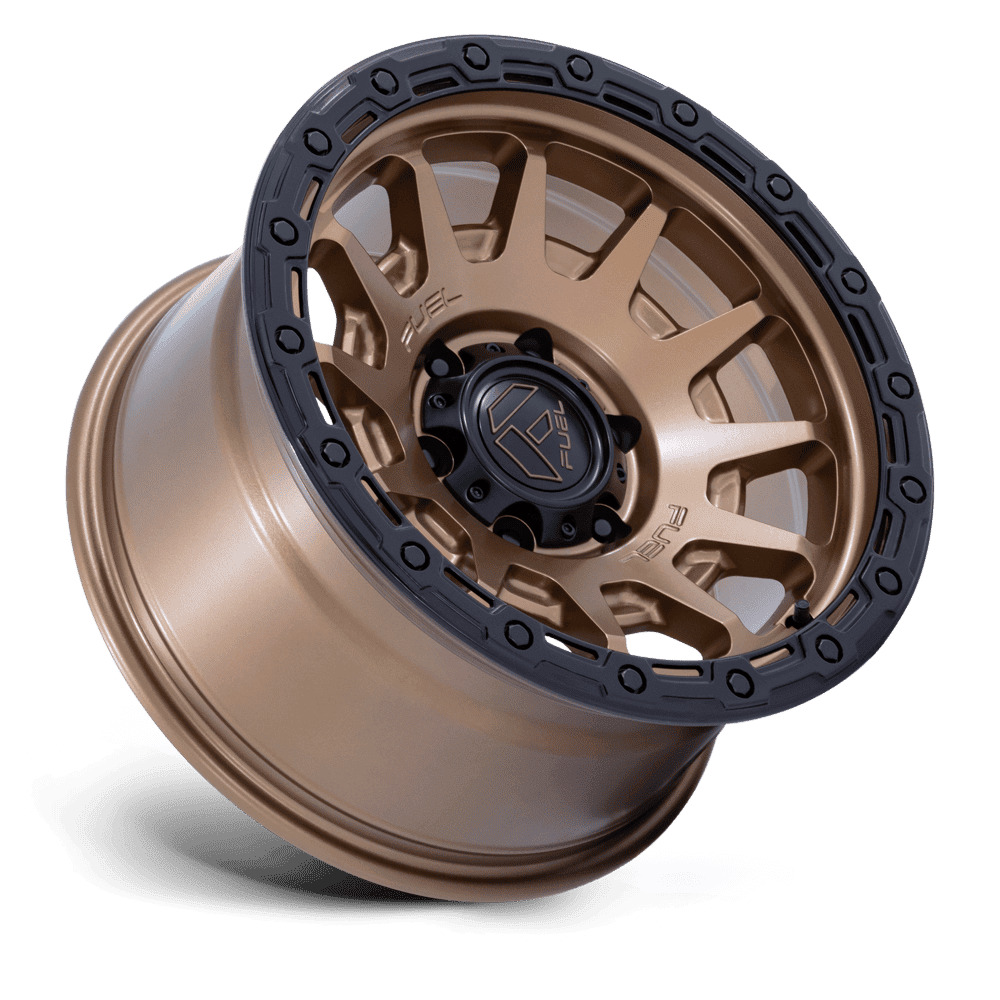FC884 FORTRESS 17X8.5 6X139.7 ET00 CB106.1 MATTE BRONZE/GLOSS BLACK LIP - Image 3