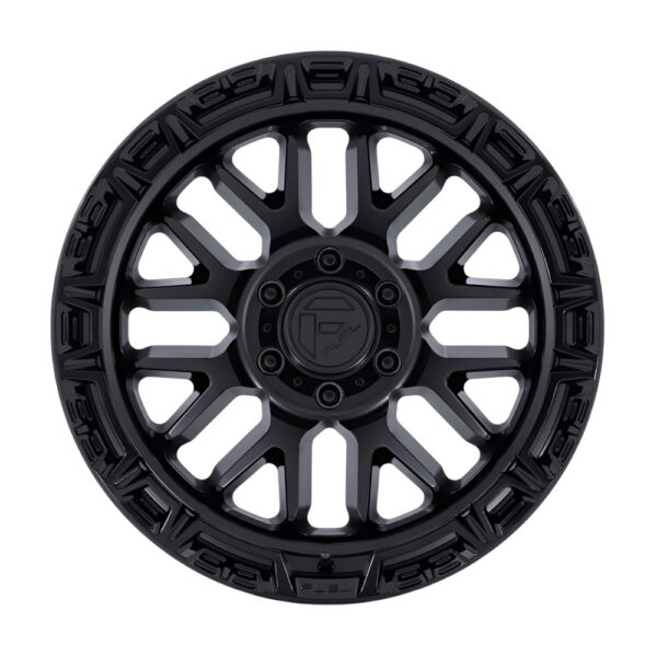 FC890 RAIL 17X9 6X139.7 ET01 CB106.1 MATTE BLACK GLOSS BLACK LIP - Image 5