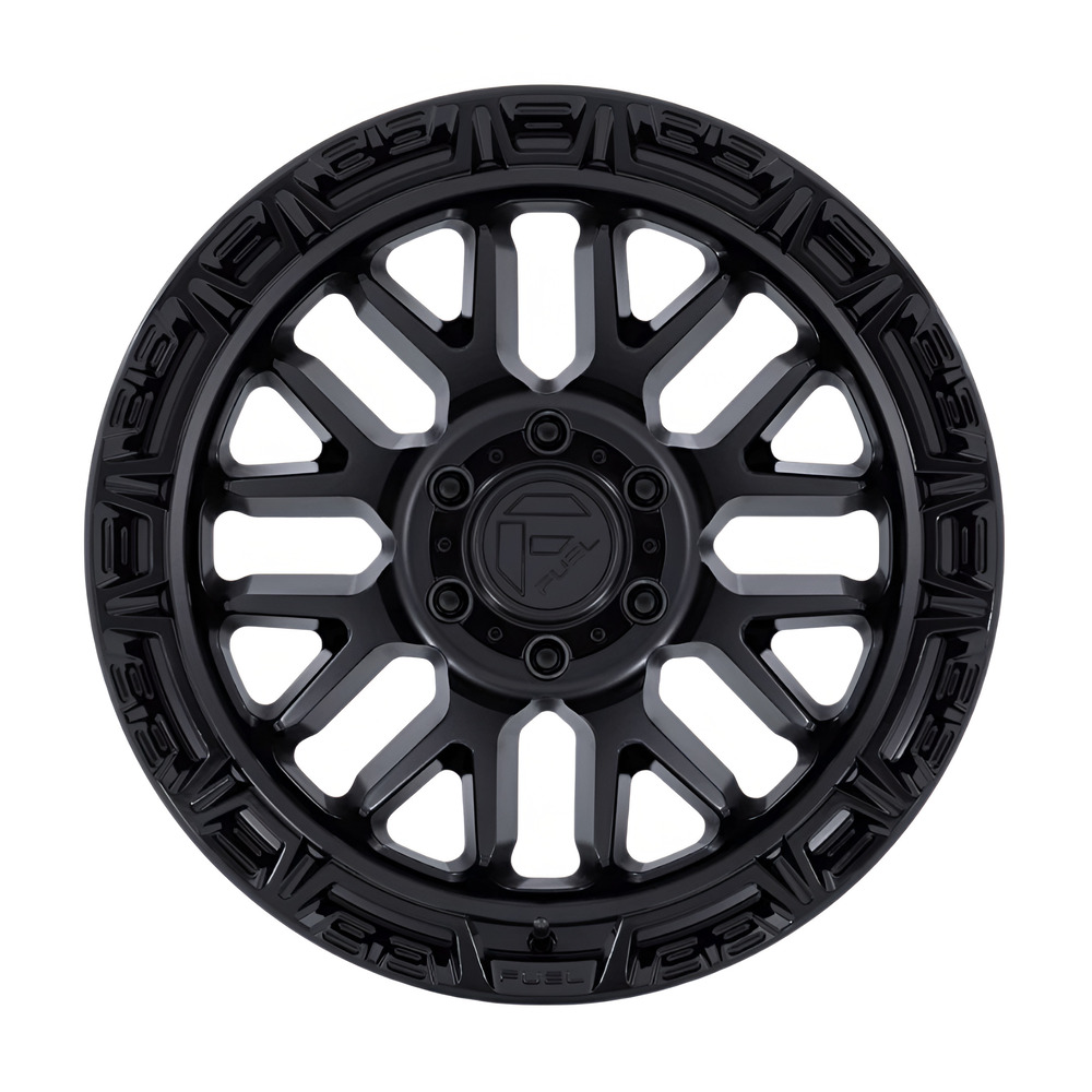 FC890 RAIL 17X9 6X139.7 ET01 CB106.1 MATTE BLACK GLOSS BLACK LIP - Image 2
