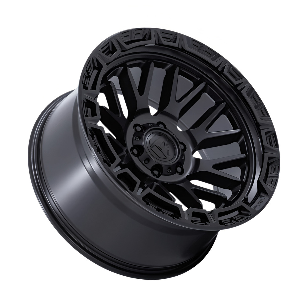 FC890 RAIL 17X9 6X139.7 ET01 CB106.1 MATTE BLACK GLOSS BLACK LIP - Image 3