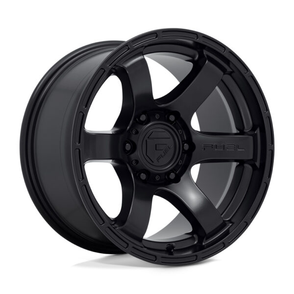 D766 RUSH 18X9 6X139.7 ET20 CB106.1 SATIN BLACK
