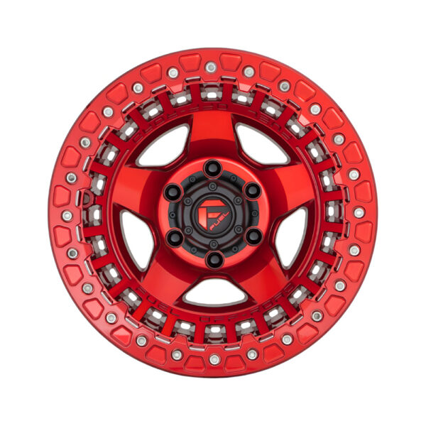 D117 WARP(beadlock) 17X9 6X139.7 ET-15 CB106.1 CANDY RED - Image 2