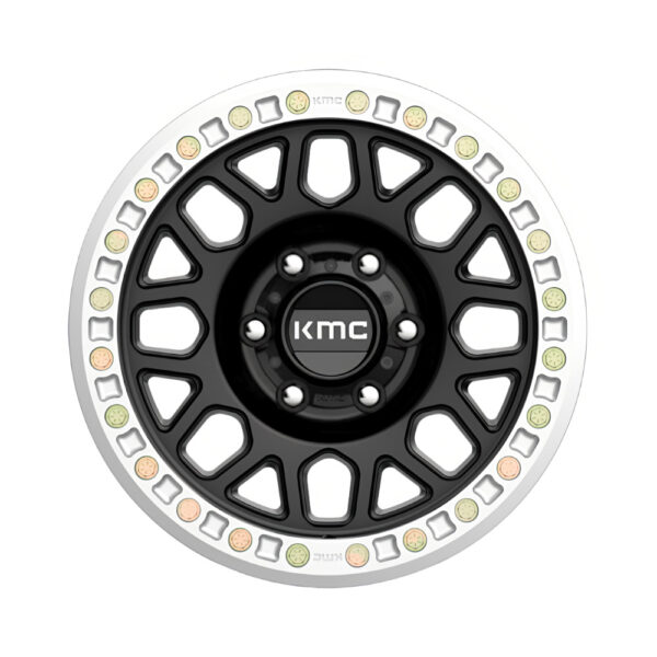 KM234(beadlock) GRENADE DESERT 17X8.5 6X139.7 ET00 CB108 SATIN BLACK - Image 2