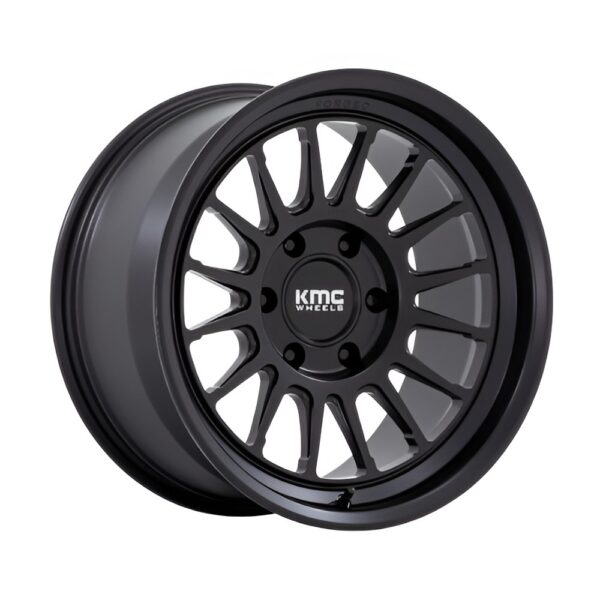 KM447 IMPACT FORGED MONOBLOCK 17X8.5 6X135 ET0 CB87.1 SATIN BLACK