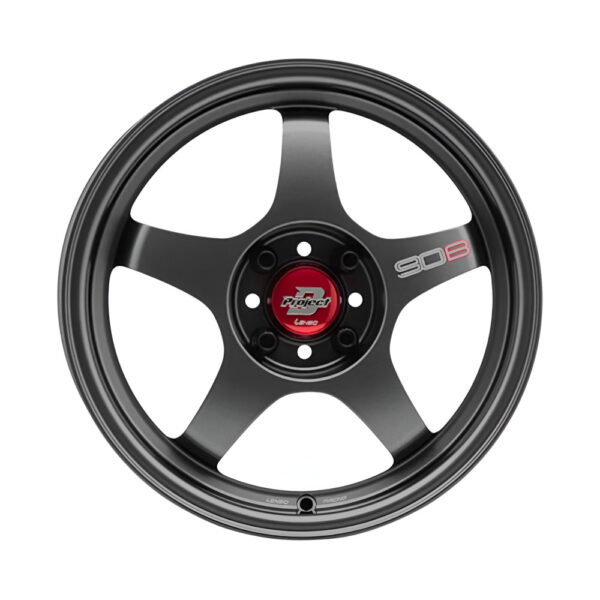 90B-VERSION2 15X7 4X100 ET33 CB73.1 GLW (GREY) - Image 2