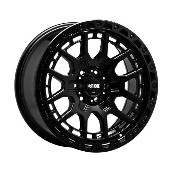 MX-GRAVEL(M0G) 16X8.5 6X114.3 ET00 CB66.1 GLOSS BLACK