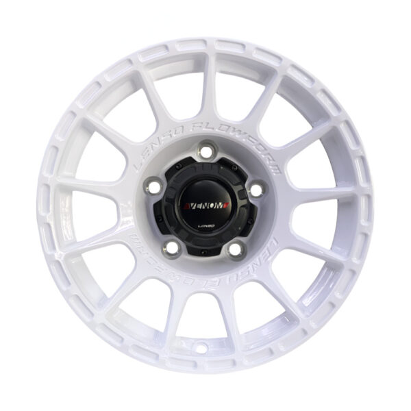 VENOM-7 (VN7) 15X8 5X139.7 ET-6 CB108.1 WHITE - Image 2