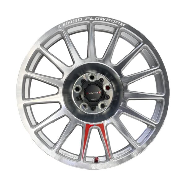 VENOM-8 (VN8) 20X9.5 5X120 ET25 CB72.6 Silver - Image 2