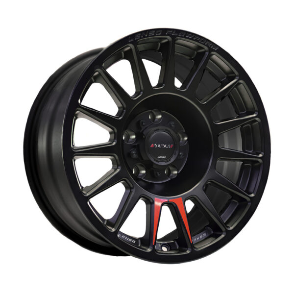 VENOM-8(VN8) 17X8.5 5X127 ET-12 CB71.5 MKW(SATIN BLACK)