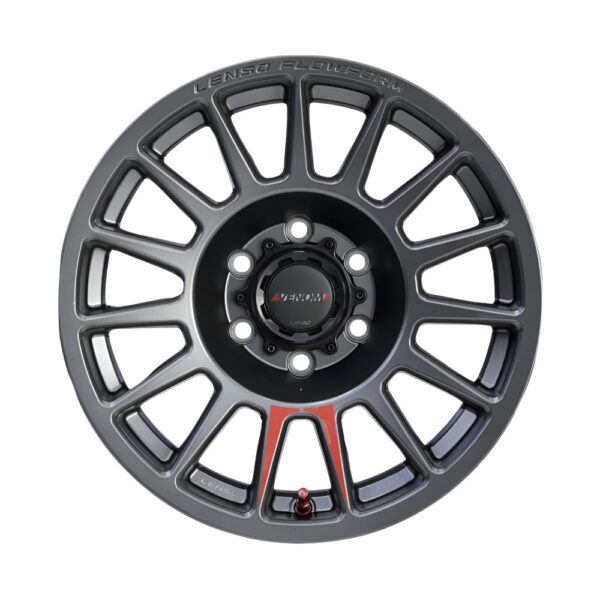 VENOM-8(VN8) 17X8.5 6X139.7 ET8 CB110 GLW(GREY) - Image 2