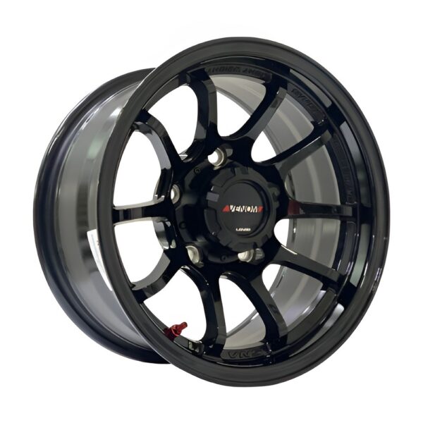 VENOM-5 (VN5) 15X7.5 5X139.7 ET-6 CB108.1 BK(Black)