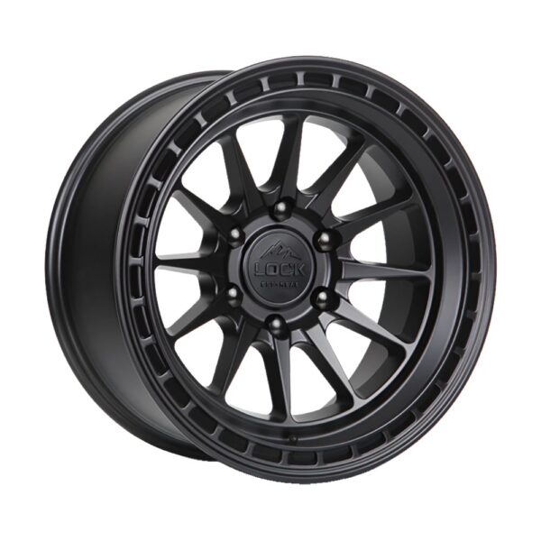 BAJA 17X9 6X139.7 ET1 CB106 MATTE BLACK/MATTE BLACK FACING