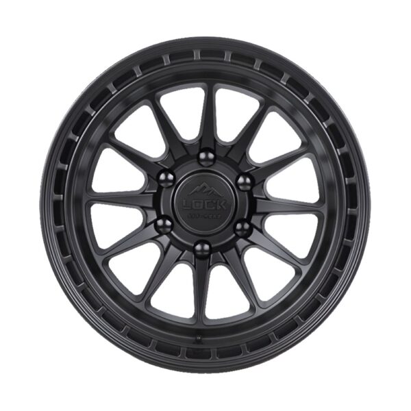 BAJA 17X9 6X139.7 ET1 CB106 MATTE BLACK/MATTE BLACK FACING - Image 2