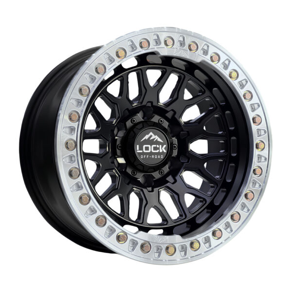 INVADER (FORGED beadlock) 17X9 6X139.7 ET25 CB106 MATTE BLACK