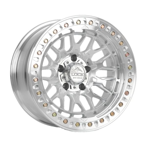 INVADER (FORGED beadlock) 17X9 5X127 ET-12 CB71.5 RAW MACHINED